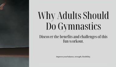 An adult practicing gymnastics, showcasing strength, flexibility, and balance.