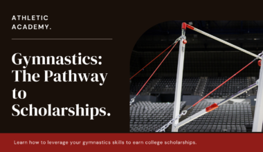 Young gymnasts training on the balance beam, symbolize dedication and academic pursuit.